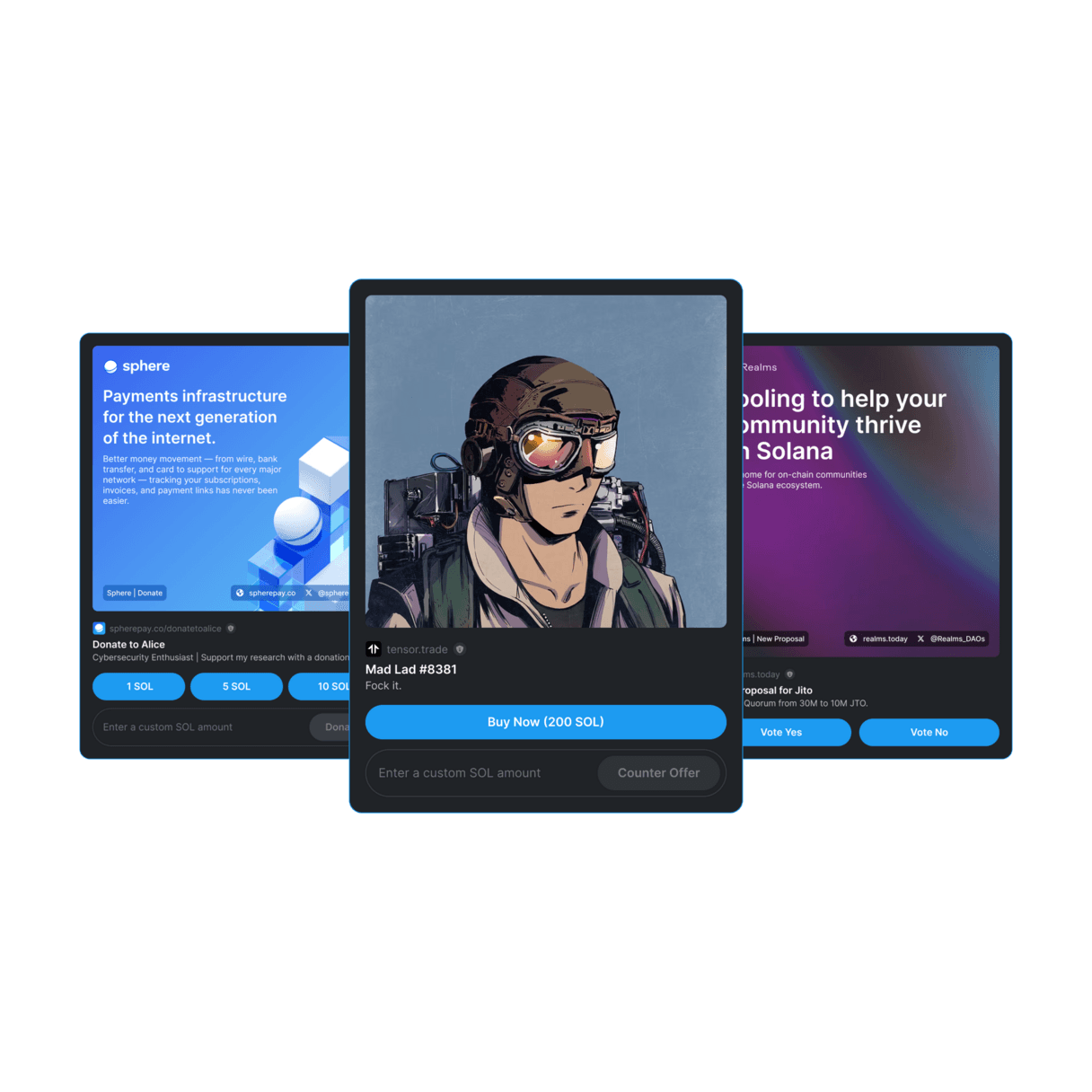 Meet users where they are, with a link.